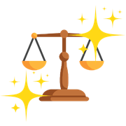 Illustration av en våg som symboliserar juridiken kring Trustly