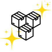 Tre lådor för att illustrera spelutbudet på ett MGA-casino